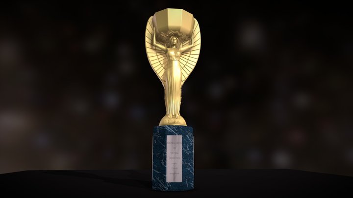 Trophy Jules Rimet (fbx Scene) 3D Model