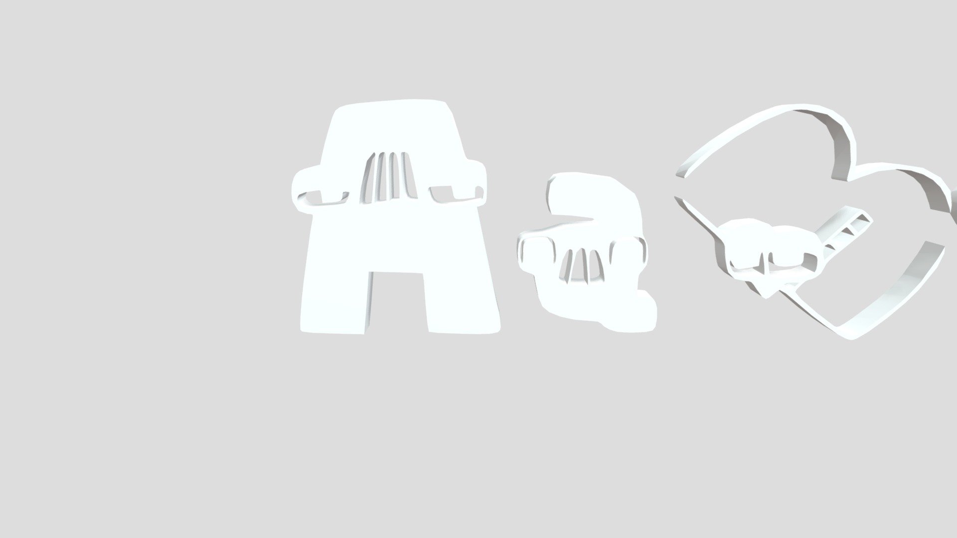 A (Alphabet Lore) - Download Free 3D model by BirdE (@BirdE2212