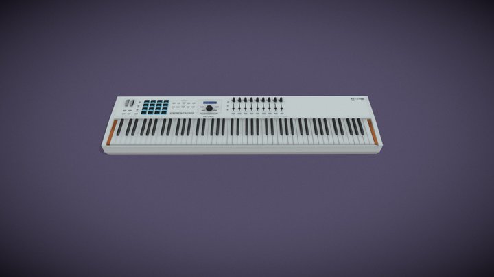LJAS - Arturia Keylab 88 MK2 3D Model