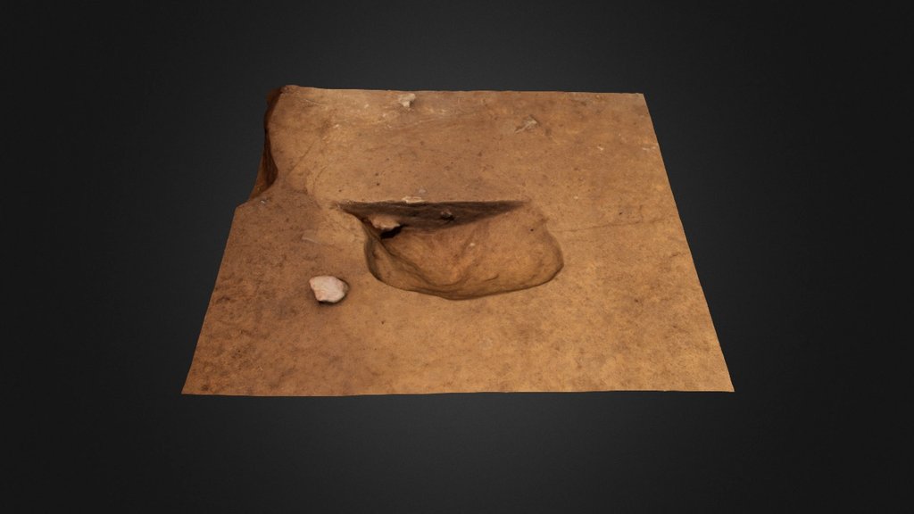 Feature 87, North Half Excavated