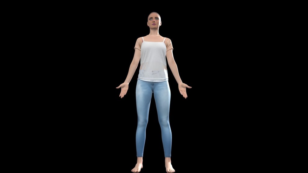 White Tank and Jeans