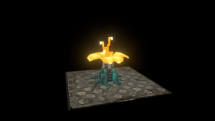 Electric Flower 3D Model