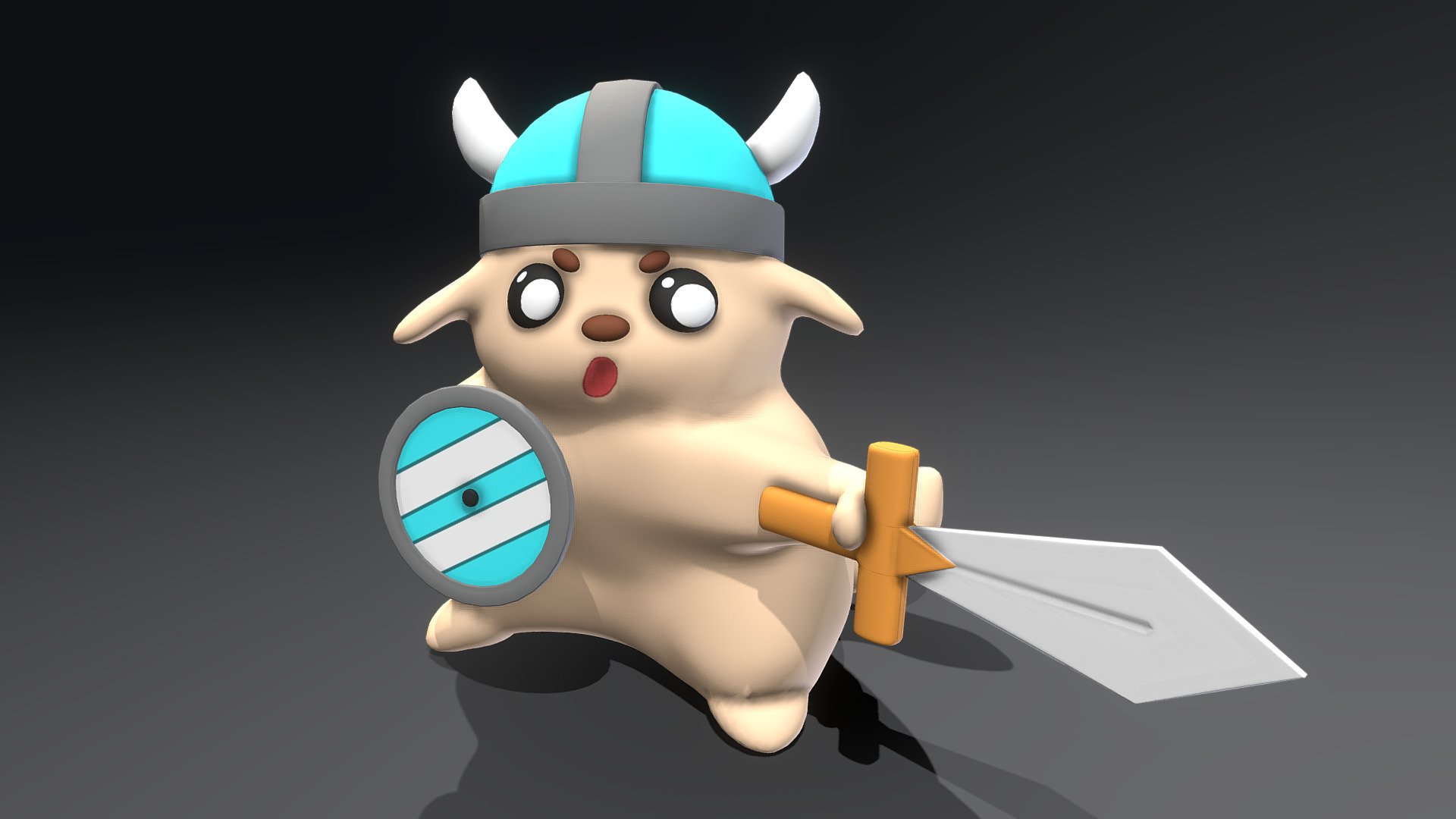 Warrior Puppers 💙 Download Free 3D model by SpitfireOrMichina