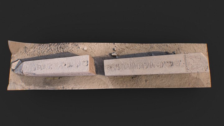 Ramesses II (Broken obelisk) 3D Model