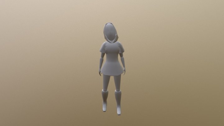 Player Character Death 3D Model
