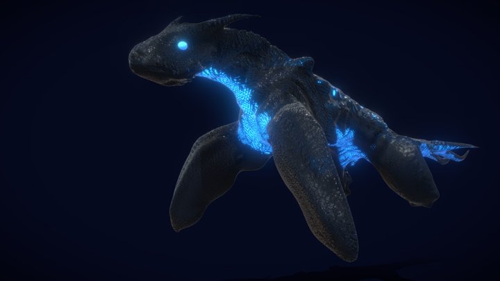 Sea Dragon - High poly 3D Model