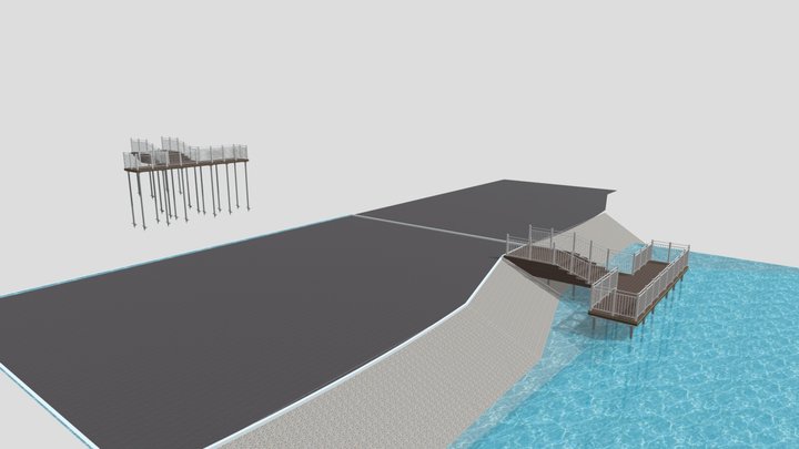 Пирс ЖК Парковый 3D Model