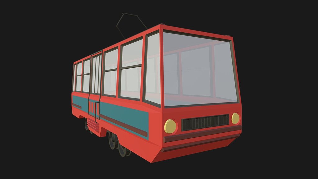 Low Poly Tram