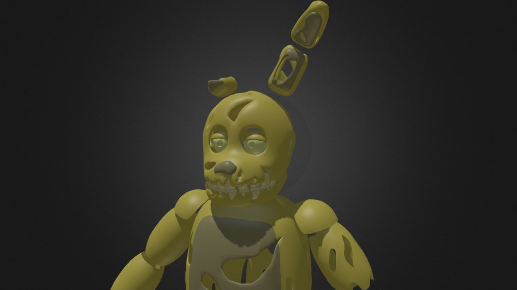 Fnaf 3 Springtrap WIP 2