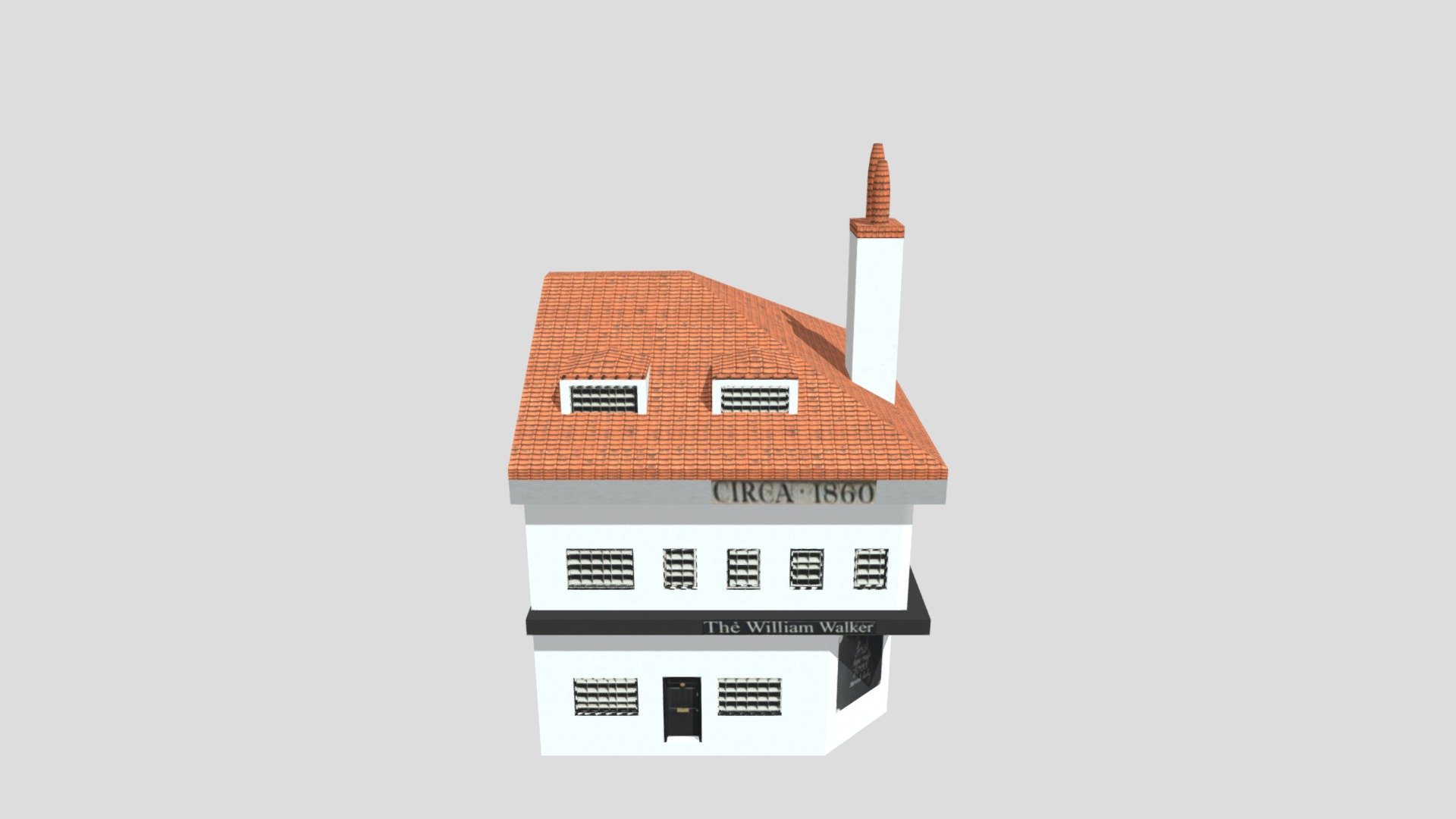 William Walker Pub - Buster Collins — Sketchfab embed 3D viewer