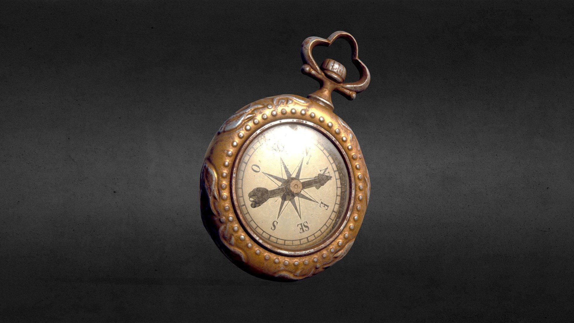 Old Compass Download Free 3D model by IlyaMir [20147fc] Sketchfab