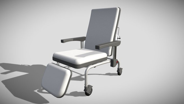 Hospital Seat 3D Model