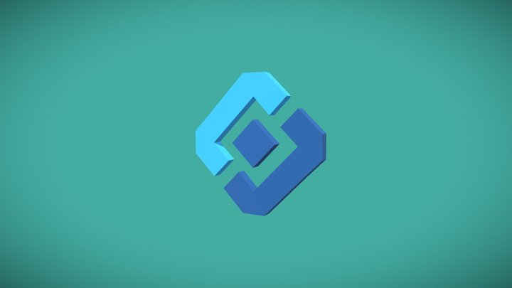 Логотип RKN | ROSCOMNADZOR | РОСКОМНАДЗОР | РКН 3D Model