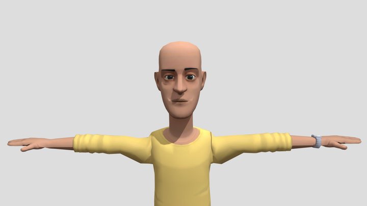 Plotagon Caillou (no rig) 3D Model