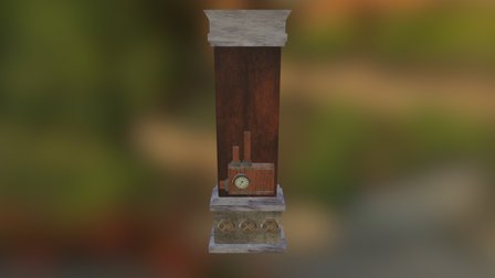 Columna Steam Frankenstein 3D Model