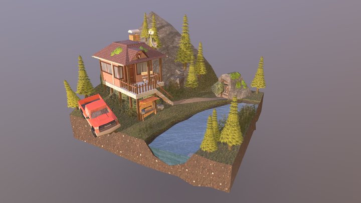 1IGP25N Thijs Bo Diorama3D 3D Model