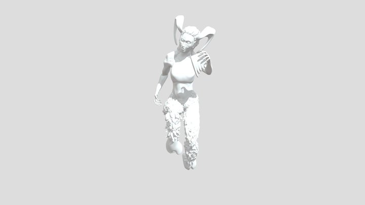 Female Satyr 3D Model