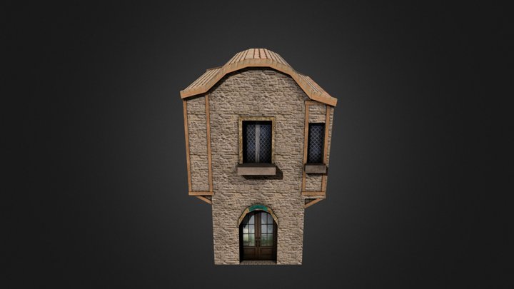 Medieval House 2 3D Model