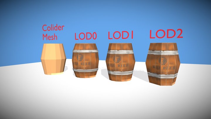 Barrel - LowPoly