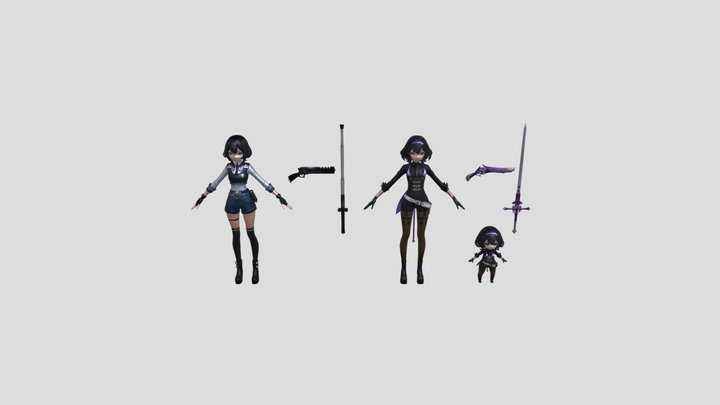 Linzy 3D Model