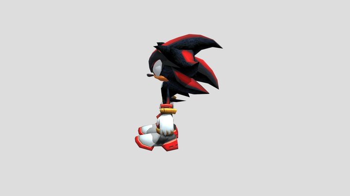 Shadow The Hedgehog 3D Model