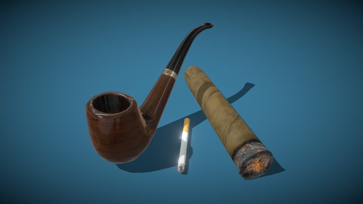 [Set] Tobacco Accessoires 3D Model