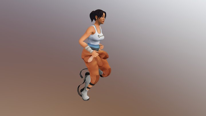Chell - Portal 2 3D Model