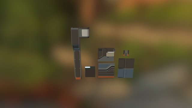 Elementos Hangar 3D Model