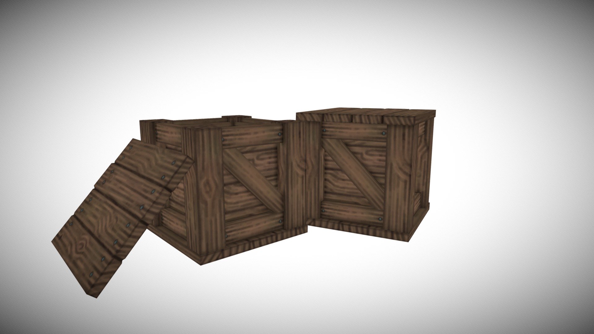 Wooden box - Download Free 3D model by LYRIST [2019804] - Sketchfab