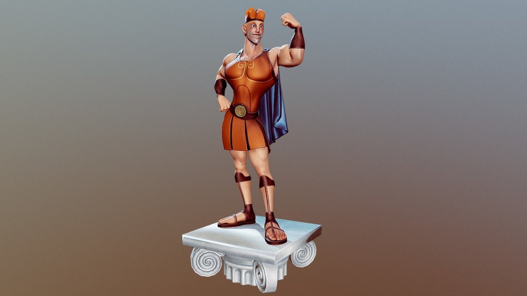 Hercules - 3D model by Marcella Lombardo (@) [2019b96]
