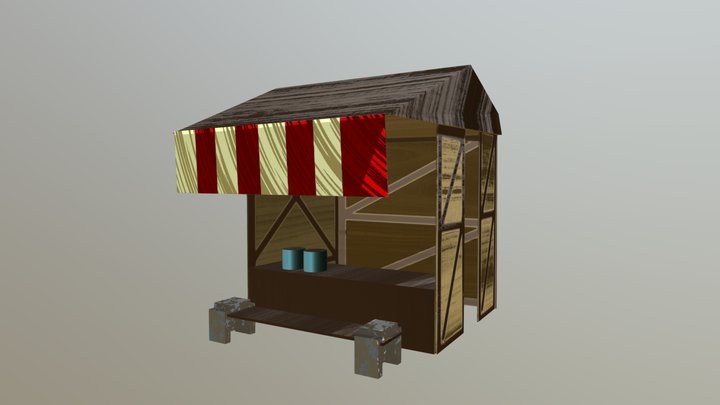 Stall 3D Model