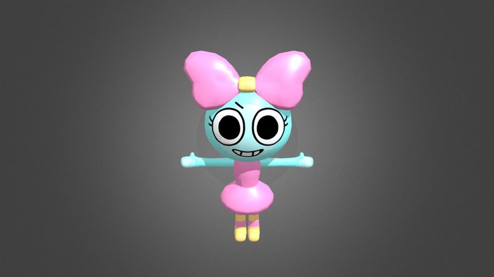 Poppy-RIGGED dandys world 3D Model
