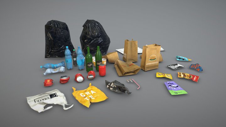 Trash Kit (Free) 3D Model