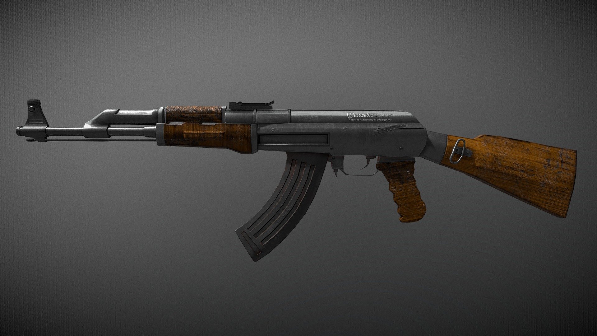 Ak 47 - Download Free 3d Model By Danwolve [201d595] - Sketchfab