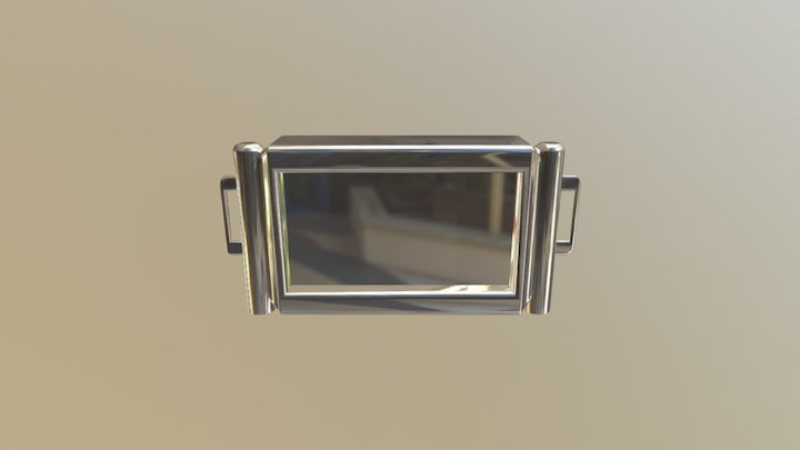 Reloj Rectangular 3D Model
