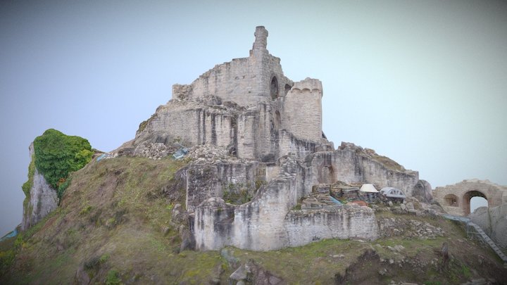 Château du Kagenfels, Otrott, Alsace, France 3D Model