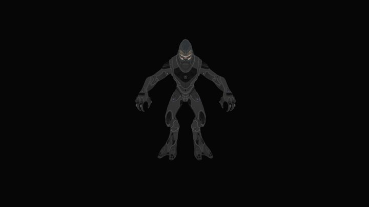 Halo Infinte Elite No Armor – Modello 3D gratuito STL