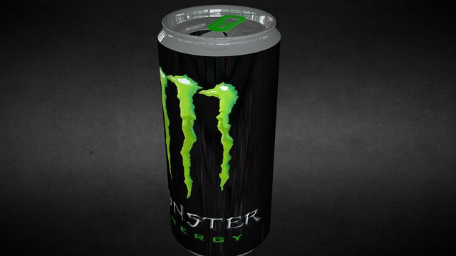 Monster Energy Drink 3D Model