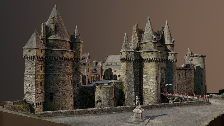 Château de Vitré 3D Model