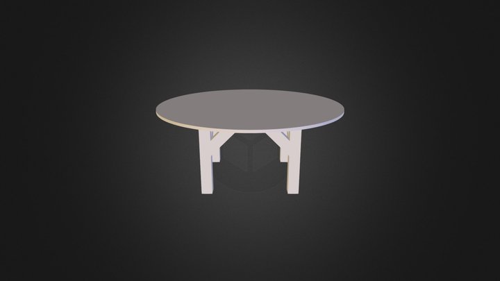 PhiSig Boom Table 3D Model