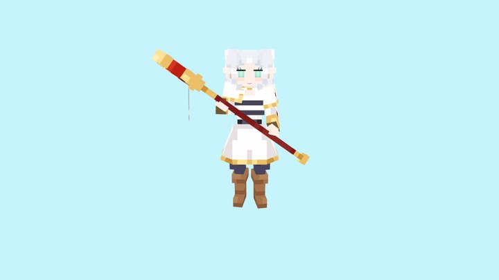 Frieren 3D Model