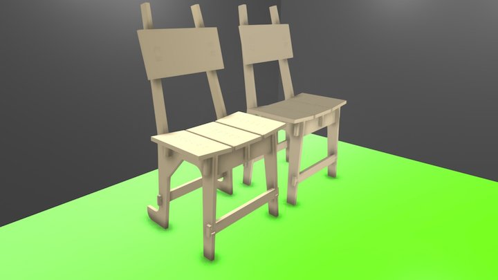 Chair Snap Fit 3D Model