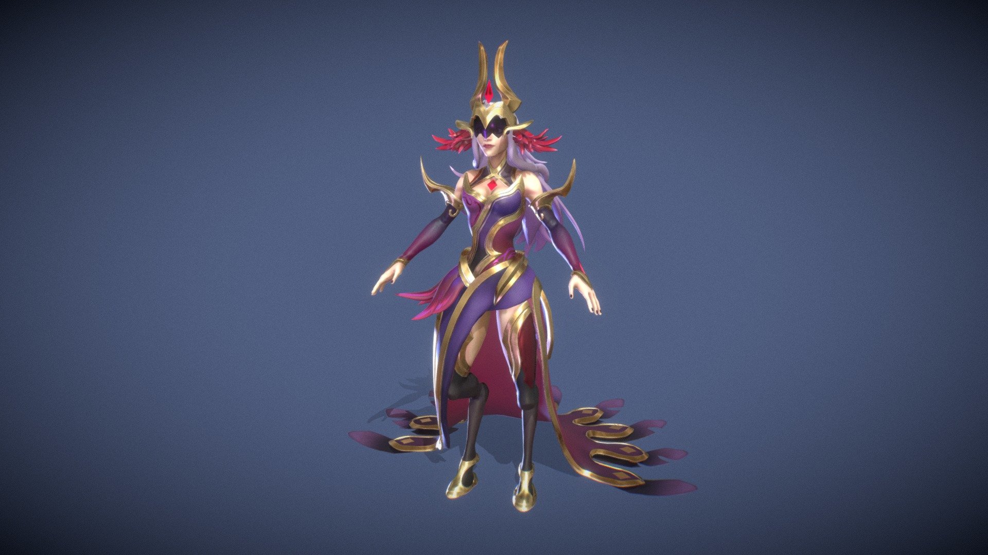 WIP - Soraka Stylized 3D - 3D model by Ricardo Aponte (@rjaponte99 ...