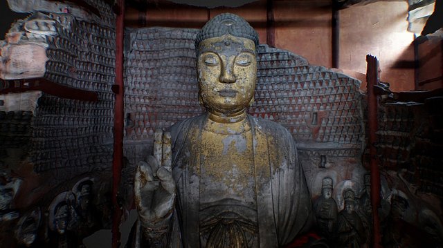 Hechuan Buddha. (Near Chongqing) 3D Model