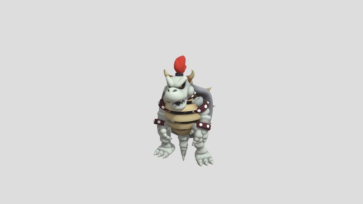 Bowser Rugido - Mario Party 8 3D Model