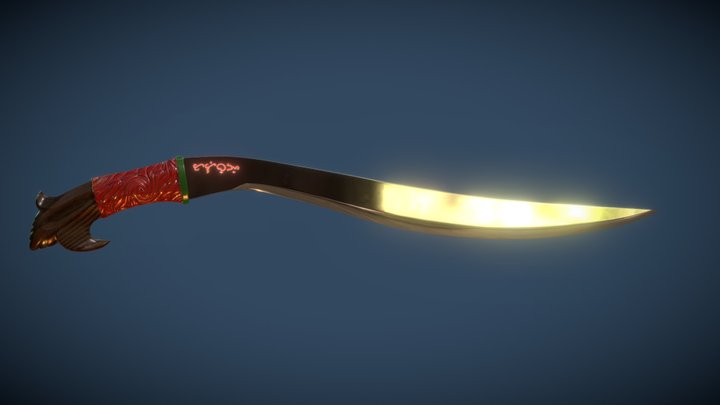 PHILIPPINES TALIBONG  sword 3D Model