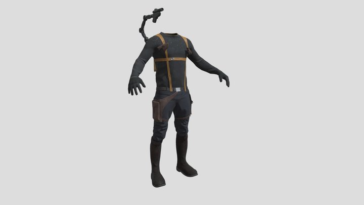 Migs Mayfeld outfit from the mandalorian 3D Model