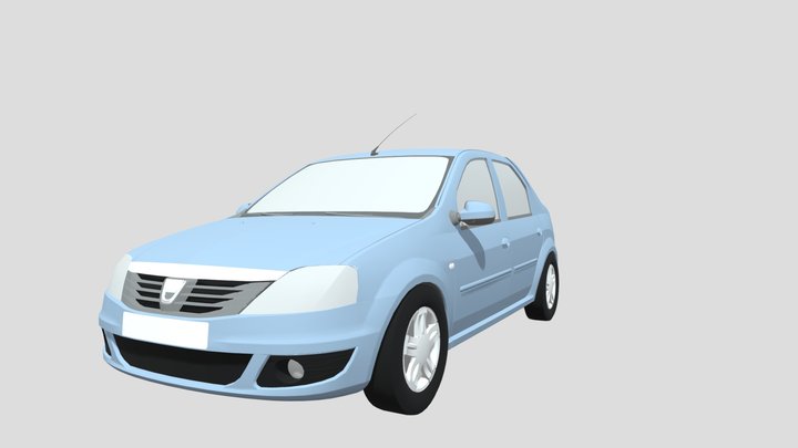 Renault Logan 2015 FBX (FREE TO USE) 3D Model