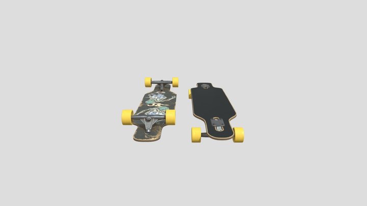 Longboard 3D Model