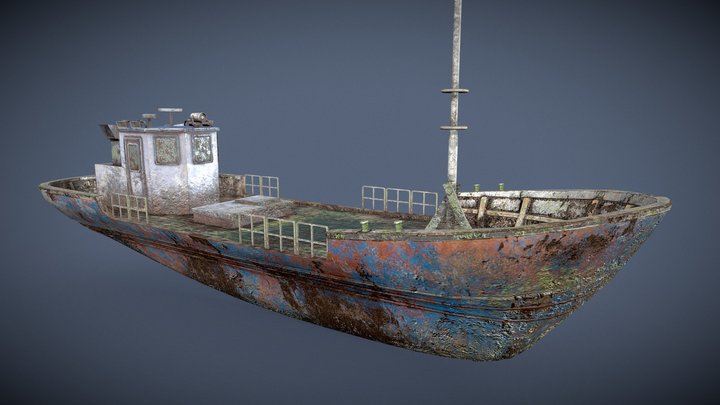 Shipwreck - Vessel 3D Model